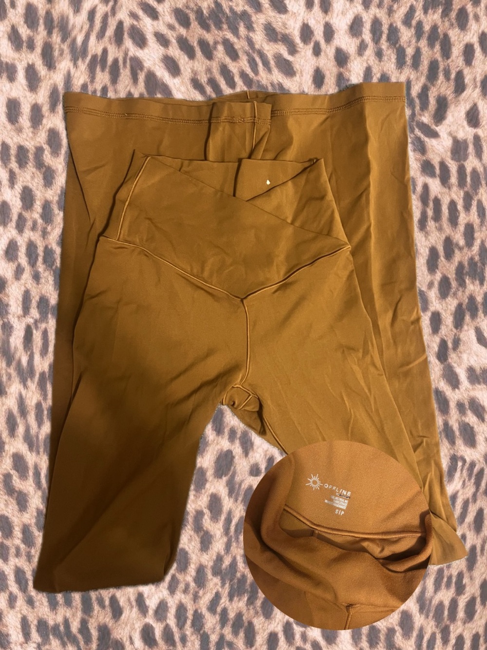 Women’s Bellbottom leggings - Brown